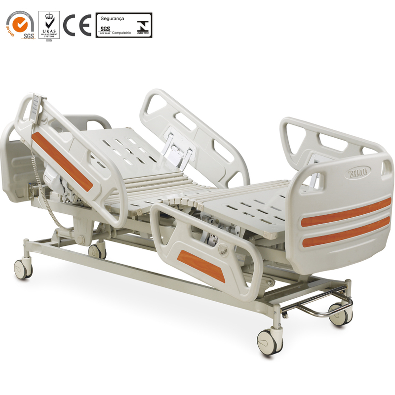 CE ISO13485 Tres funciones Cama clínica eléctrica Cama para hospital en venta Tres funciones ICU eléctricas Cama de hospital Metal 5-Función