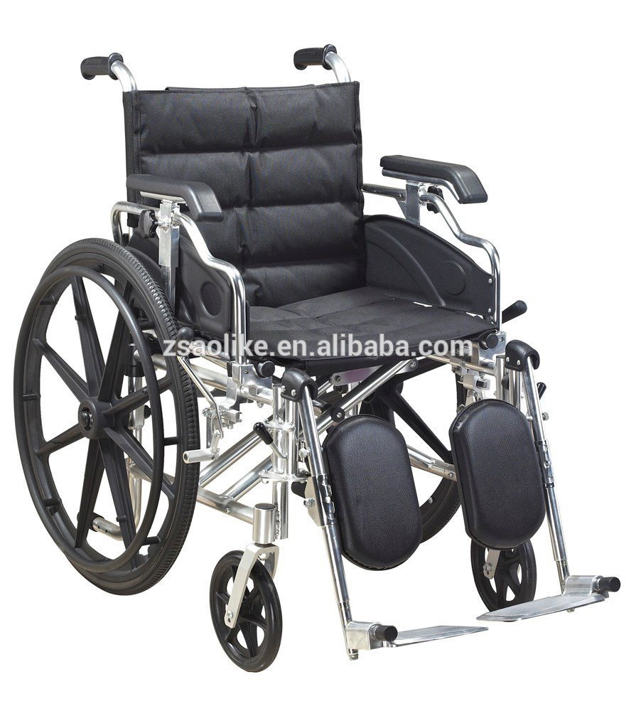 Sillón de ruedas manual de aluminio de lujo para la venta ALK903LBQC