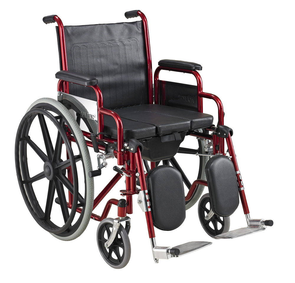 Venta directa de fábrica Precio barato Precio plegable Silla de ruedas para discapacitados ALK681BC